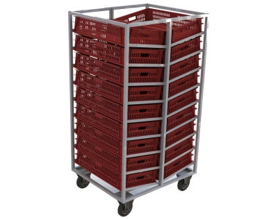 Тележка наклонная для хлебных ящиков