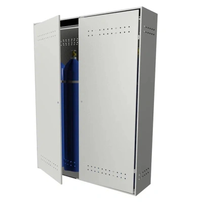 Шкаф под 6 баллонов 1800x1040x600 мм Светло-серый