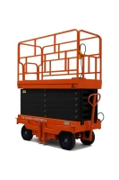 Подъемник ножничный передвижной 500 кг 9/11 м TOR SJY-0,5-9 AC 380В сетевой (G)