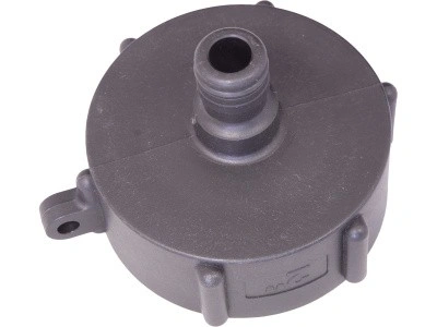 Переходник п/э для еврокуба под садовый шланг 2" x 12.5 мм, код: 37996