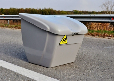 Ящик для песка Boxsand 0,25 м3 (250 литров) серый асфальт