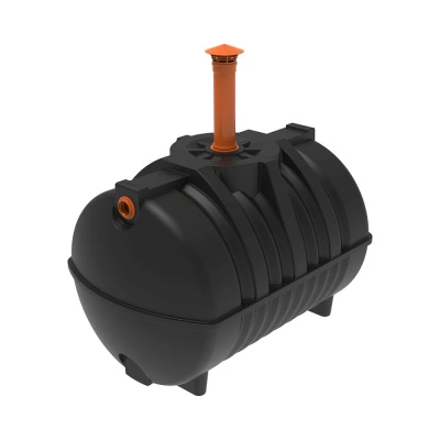 Емкость подземная Rostok G 3500 шахта c входом и выходом 110 