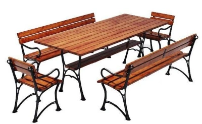 Комплект чугунный «Ратио» Стол плюс 2 скамейки