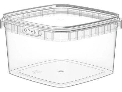 Ведро 0,85л. квадратное, код: 36851