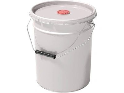 Ведро металл 20л. с крышкой-корона берикап 57мм, арт. ВМк 20б берикап 57мм, код: 25555