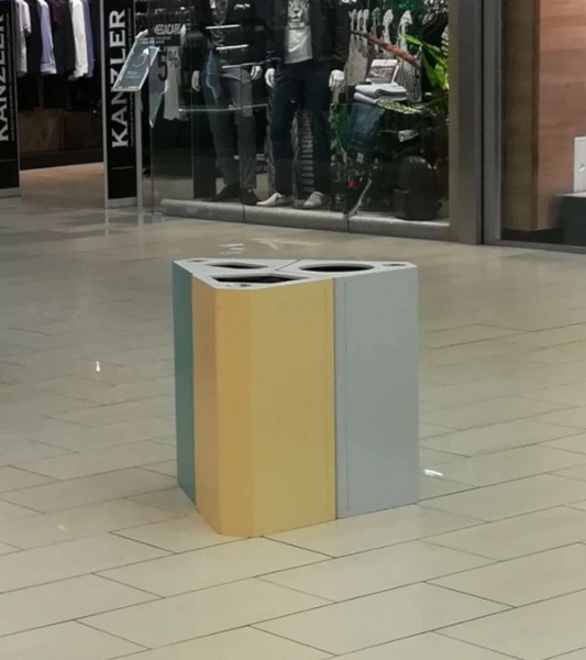 Урна Кайт, кольцо под пакет, 3х40 л