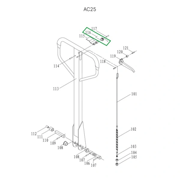 Евроконтейнер ЕС-4322.4 с усиленным дном и закрытыми ручками, 400х300х220 мм