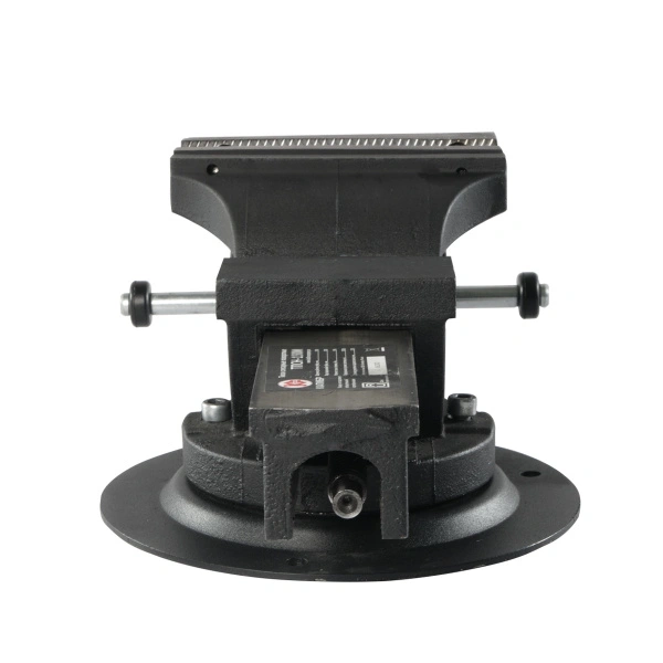 Тиски слесарные поворотные с наковальней Калибр ТПСН-200И, Россия 