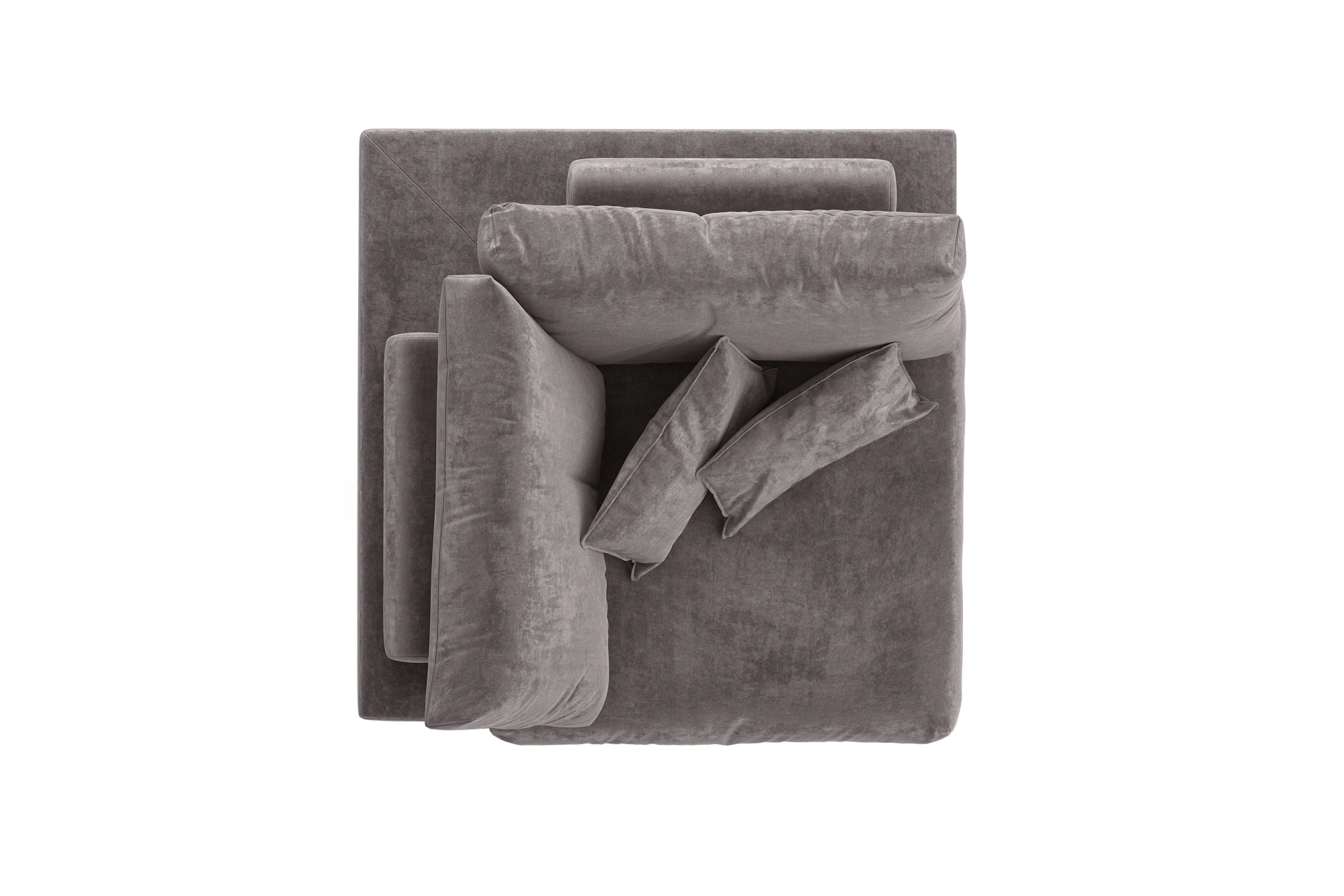 Модуль Элизиум угловой Вельвет-люкс - премиум