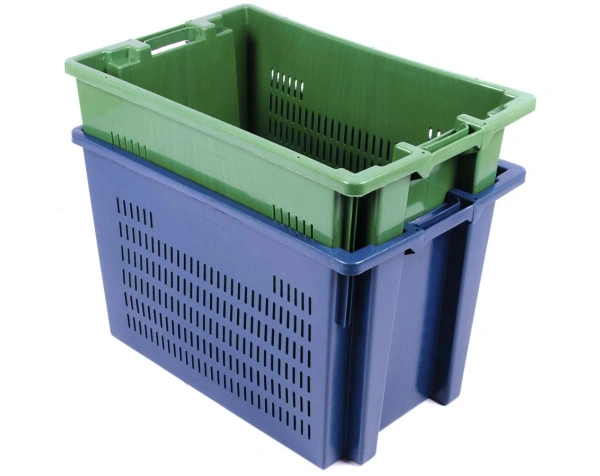 Пластиковый ящик 600х400х400 перфорированный