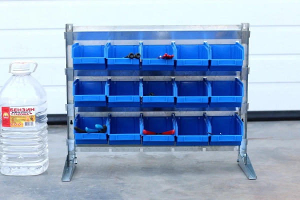 Органайзер для мелких изделий и крепежа в гараж Серый