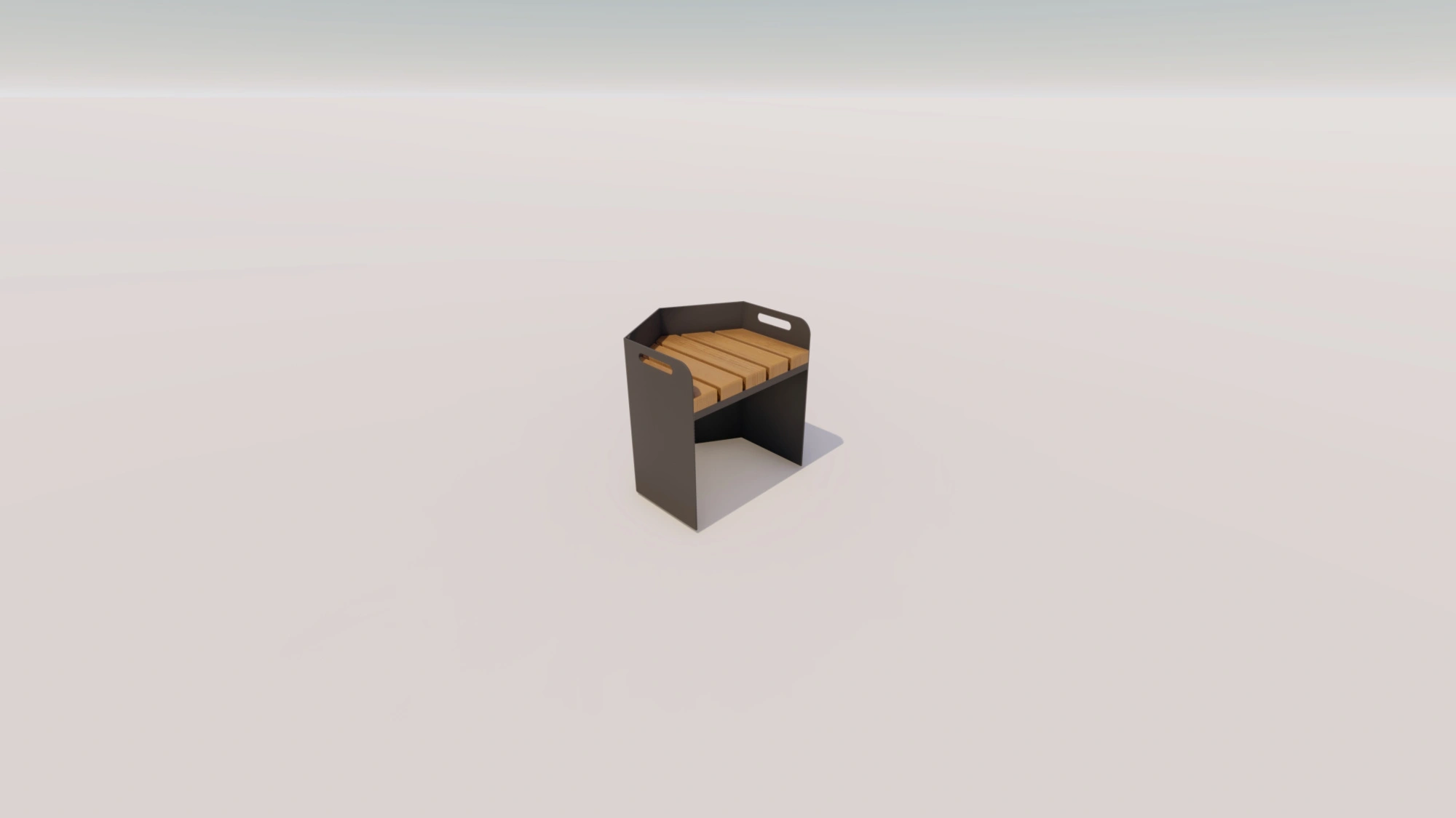 Модульная скамейка «Соты»