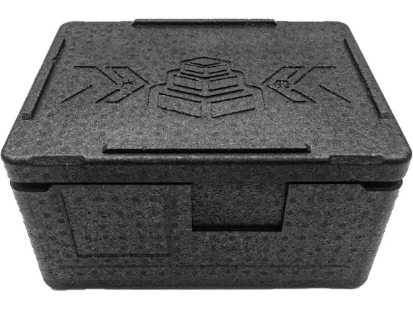 Термоконтейнер 400х300х220 14л. с крышкой, плотность 55, код: 32779