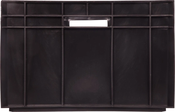 Ящик сплошной 430×345×285 мм, объем 34 л., арт.: 309-1, чёрный, код: 03916