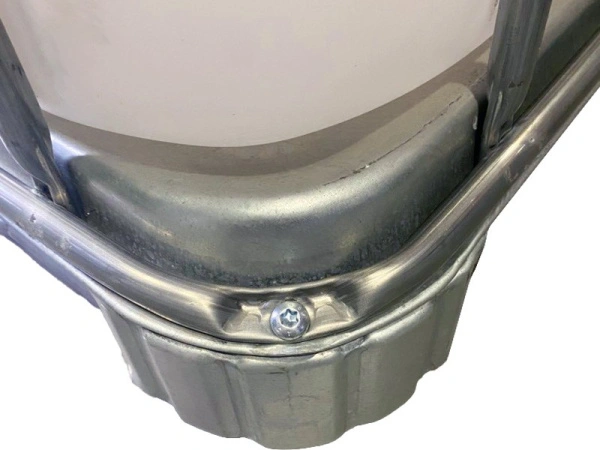 Еврокуб 1000 литров на металлическом поддоне, UN, код: 34015