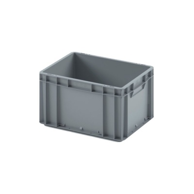 Евроконтейнер ЕС-4322.4 с усиленным дном и закрытыми ручками, 400х300х220 мм