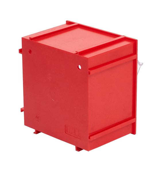 Короб откидной Стелла-техник F-70-1А , 70х60х76мм, красный, прозрачный